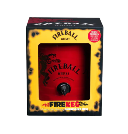 Fireball Mini Keg 1.75Lt X 3 - 5.0LT Fireball Mini Keg 1.75Lt X 3 - 5.0LT