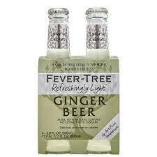 Fever Tree Refreshingly Light Ginger Beer 200Ml 4Pk - 4PK