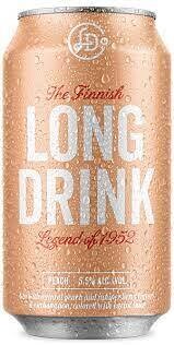 Long Drink Peach Soda Citrus & Gin 12Oz Can - 6PK Long Drink Peach Soda Citrus & Gin 12Oz Can - 6PK