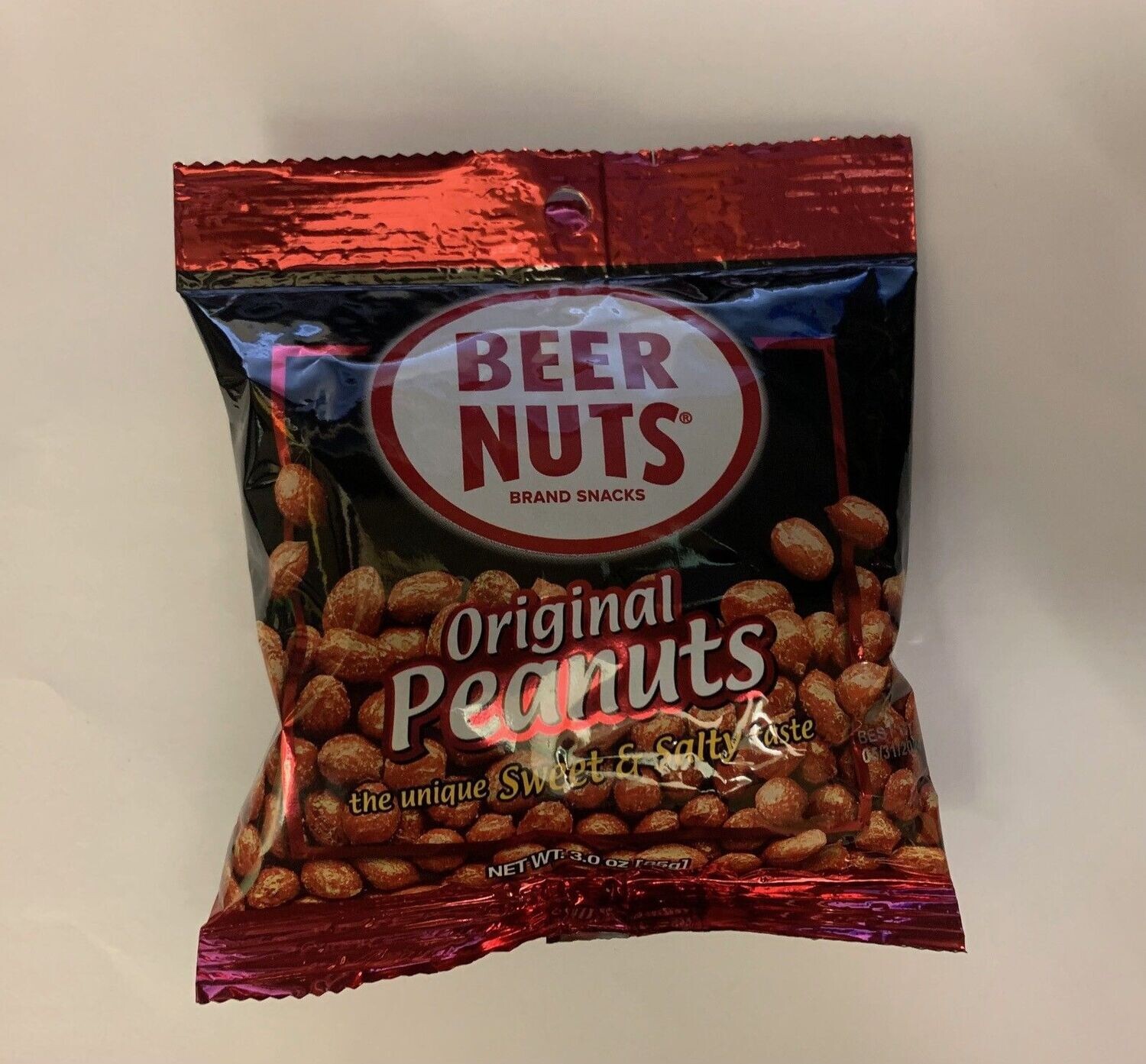 Beer Nuts Peanut Counter Display 3Oz - EACH