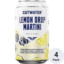 Cutwater Lemon Drop Martini 12Z Can - 4PK