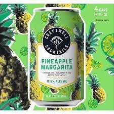 Craftwell Pineapple Margarita Non-Alc Cocktail 12Z Can - 12OZ