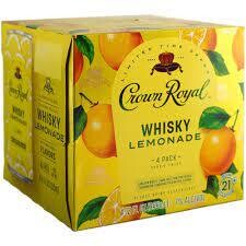Crown Royal Whisky & Lemonade 12Zcan - 4PK Crown Royal Whisky & Lemonade 12Zcan - 4PK