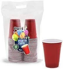 Beer Cups Plastic 50Pk 16/18 Oz - SLEV