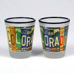 Shot Glass License Plate Art - EACH