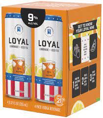 Loyal Nine Vodka Lemonade & Iced Tea - 4PK