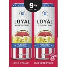 Loyal Nine Vodka Watermelon Lemonade - 4PK