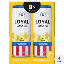 Loyal Nine Vodka Classic Lemonade - 4PK