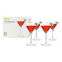 True Manhattan Martini Glass 12Z 4Pk - 4PK