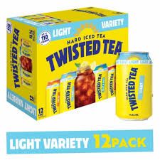 Twisted Tea Hard Light Variety 12Zcan - 12PK Twisted Tea Hard Light Variety 12Zcan - 12PK