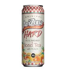 Arizona Hard Peach Tea 22Oz Can - 22OZ