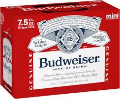 Budweiser 7.5Oz Can - 12PK