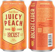 Locust Cider Juicy Peach 19.2Zcan - 19OZ