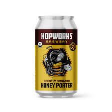 Hopworks Beestly Honey Porter 12Zcan - 16OZ