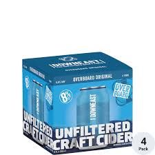 Downeast Cider Overboard Blk Cherry12Zcan 4Pk - 4PK