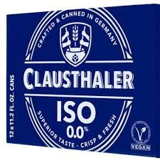 Clausthaler Iso Non-Alch 0.0% 12Zcan - 6PK