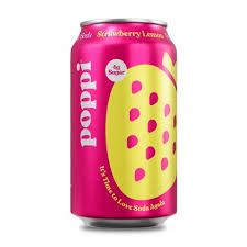 Poppi Strawberry Lemon 12Oz Can - 12OZ