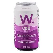 Weller Sparkling Cbd Water Black Cherry 25Mg 12Z Can - 12OZ
