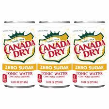 Canada Dry Diet Tonic Zero Sugar7.5Zcan - 6PK