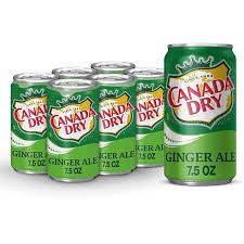 Canada Dry Ginger Ale 7.5Zcan - 6PK