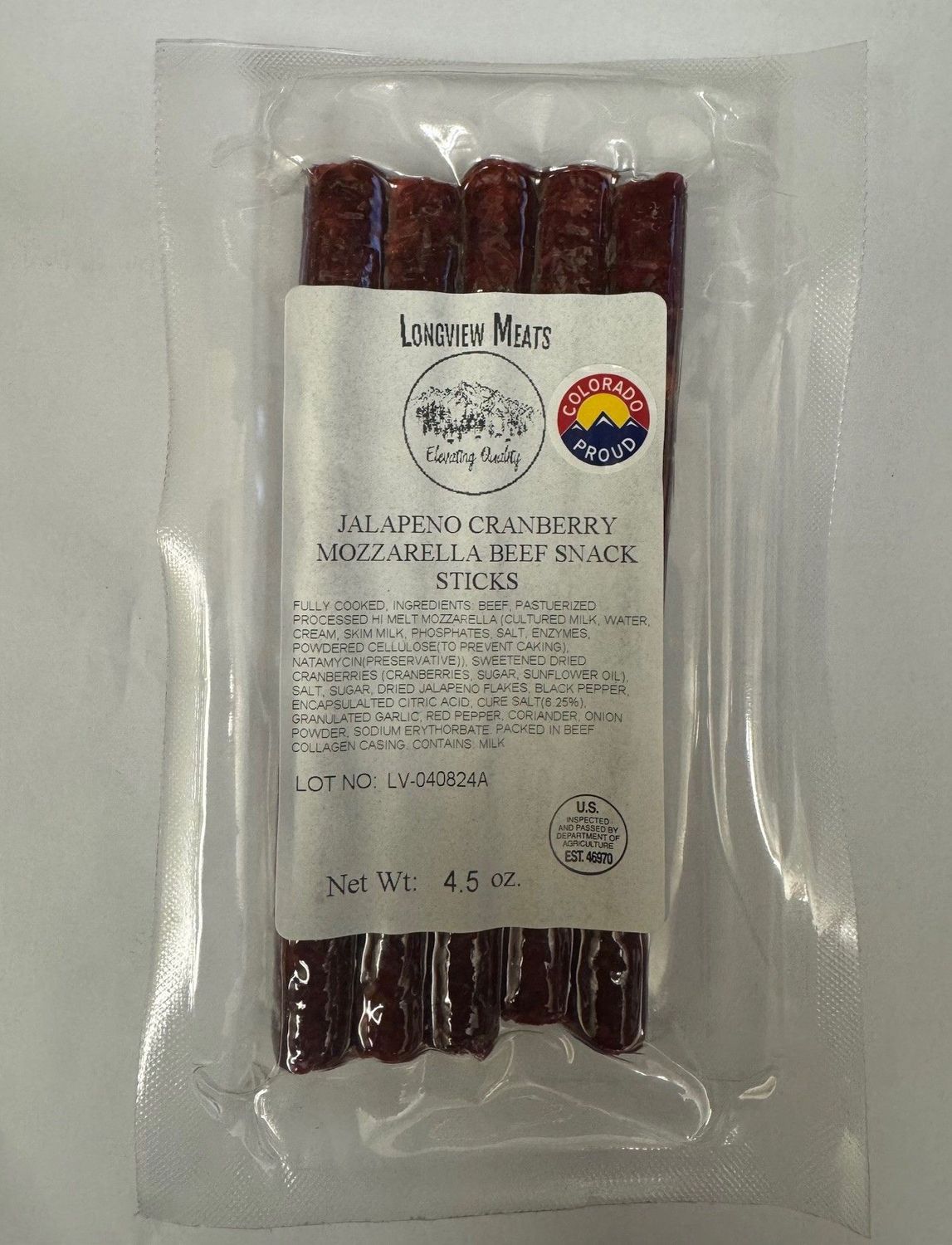 Flaco Beef Jal/Cran/Mozz Longview - EACH