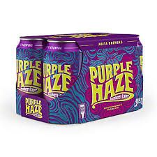 Abita Purple Haze Raspberry Lager 12Z Can 6Pk - 6PK