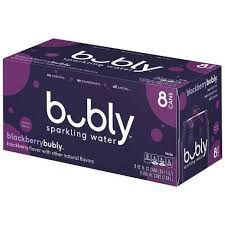 Bubly Blackberry Sparkling Water 12Z Can - 8PK