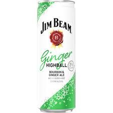 Jim Beam Bourbon & Ginger 12Zcan Sgl - SGL