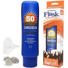 Flask Sunscreen Bottle - EACH