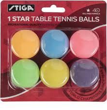 Ping Pong/Beer Pong Stiga Multi Color - 6PK
