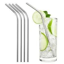 True Sippy Stainless Steel Straws - 4PK