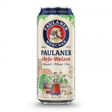 Paulaner Hefe-Weizen 16.9Z Can Xx Sgl - SGL Paulaner Hefe-Weizen 16.9Z Can Xx Sgl - SGL