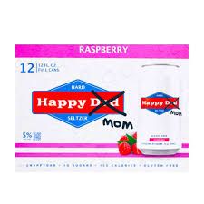 Happy Mom Hard Seltzer Raspberry  12Zcan 12Pk - 12PK