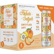 Untitled Art Naval Orange Florida Seltzer 12Zcan - 6PK