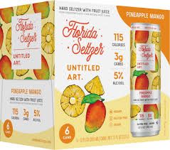 Untitled Art Pine/Mango Florida Seltzer 12Zcan - 6PK