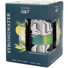 Strongwater Gin & Tonic 8.4Zcan - 4PK