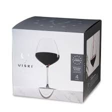 Viski Burgundy Glasses 4Pk - 4PK