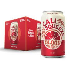 Cali Squeeze Blood Orange Citrus Wheat Ale 12Z 6Pk Can - 6PK Cali Squeeze Blood Orange Citrus Wheat Ale 12Z 6Pk Can - 6PK