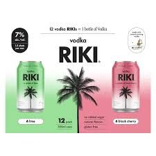Riki Lime & Black Cherry Vodka 12Pk - 12PK Riki Lime & Black Cherry Vodka 12Pk - 12PK