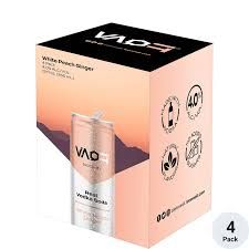 Vaqit White Peach Ginger Vodka 4Pk Can - 4PK Vaqit White Peach Ginger Vodka 4Pk Can - 4PK