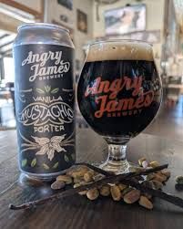 Angry James Vanilla Mustachio Porter 16Zcan - 16OZ Angry James Vanilla Mustachio Porter 16Zcan - 16OZ