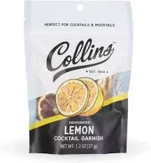 Dehydrated Lemon Cktl Garnish By Collins - 1.4OZ Dehydrated Lemon Cktl Garnish By Collins - 1.4OZ