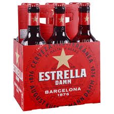 Estrella Damm Pale Lager 12Z Btl - 6PK Estrella Damm Pale Lager 12Z Btl - 6PK
