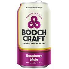 Boochcraft Raspberry Mule Hard Kombucha 12Zcan Xxsgl - SGL Boochcraft Raspberry Mule Hard Kombucha 12Zcan Xxsgl - SGL