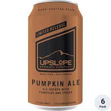 Upslope Pumpkin Ale 12Z Can 6Pk - 6PK Upslope Pumpkin Ale 12Z Can 6Pk - 6PK