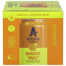 Athletic Non-Alc Moscow Mule 12Zcan 4Pk - 4PK Athletic Non-Alc Moscow Mule 12Zcan 4Pk - 4PK