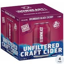 Downeast Cider Overboard Blackberry12Zcan 4Pk - 4PK