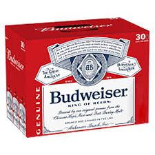 Budweiser 12Z Can 30 Pack - 30PK Budweiser 12Z Can 30 Pack - 30PK