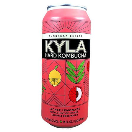 Kyla Hard Kombucha Lychee Lemonade 16Zcan - SGL