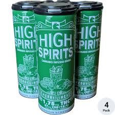 High Spirits Cherry Limeade Thc 1.75Mg/Cbd 27Mg 4Pk - 4PK High Spirits Cherry Limeade Thc 1.75Mg/Cbd 27Mg 4Pk - 4PK